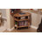 Corner Record Player Stand With Charging Station-1462969075