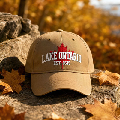resin candlestick Adjustable Classic Baseball Hat.  Maple Leaf Casual Trucker Cap For Travel Camping Daily Wear