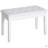 Piano Bench With Padded Cushion And Wooden Frame, Button Tufted Keyboard Bench