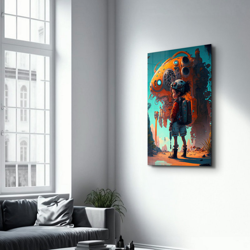 Elegant Tempered Glass Wall Art Painting | 100% Tempered Glass, Thickness: 0.16 inches | UV Printed for Vibrant Colors & Durability | Perfect for Home Decor & Modern Aesthetics