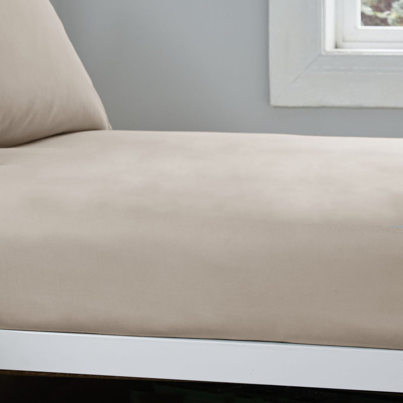 Fitted Sheet, Single, Natural