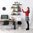 Sorbus Wall Mounted Floating Shelves for Wall Décor - Large 24 Inch, 4 Pack, Black-931957351-931957340