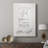 God Grace and Gratitude -Custom Wrapped Gallery Cavas