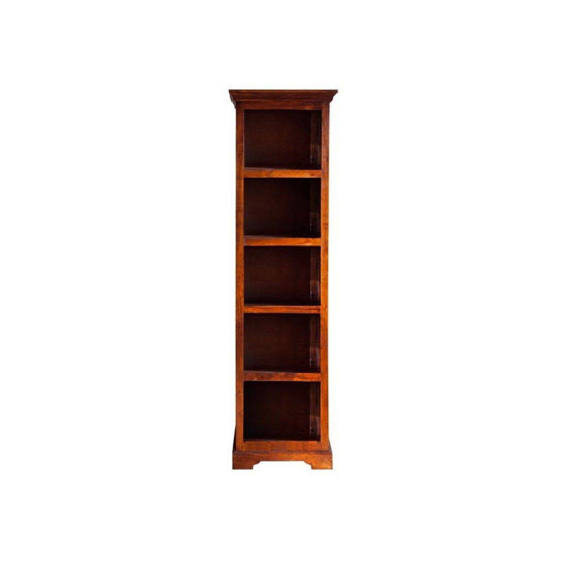Oxford 195cm H x 54cm W Solid Wood Standard Bookcase, Nougat