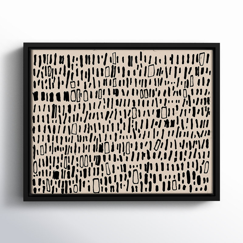 Tribal Code by Filippo Ioco, 12.5" H x 15.5" W x 2" D, Black