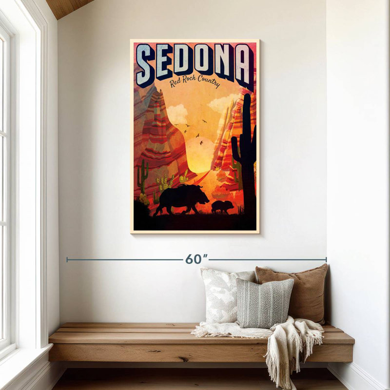 Sedona Red Rock Country, H 45 po x l 30 po