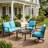 Outdoor Water-resistant Deep Seat Cushion Set-433566024-433566025