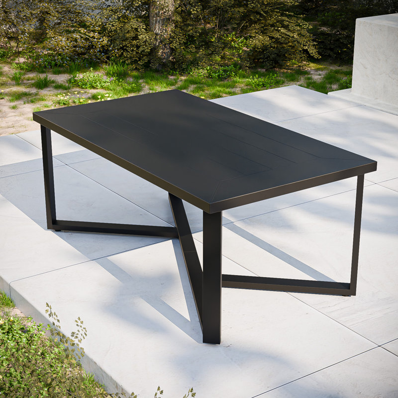 Aluminum Outdoor Patio  Rectangle Coffee Table