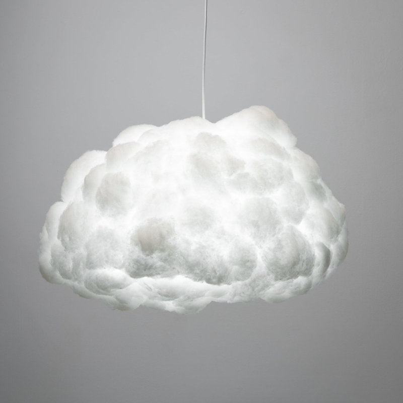 Lampshade Cloud, 134" H x 27" W x 25" D