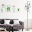 Lampe sur pied de style industriel avec lampe sur pied et cage en forme de goutte-108779464