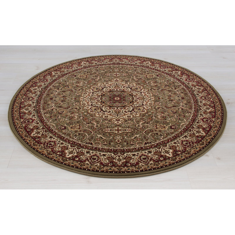 Izaiah Oriental Indoor Rug, Round 5'3"