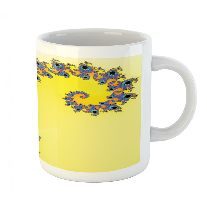 Grande tasse à café fractale