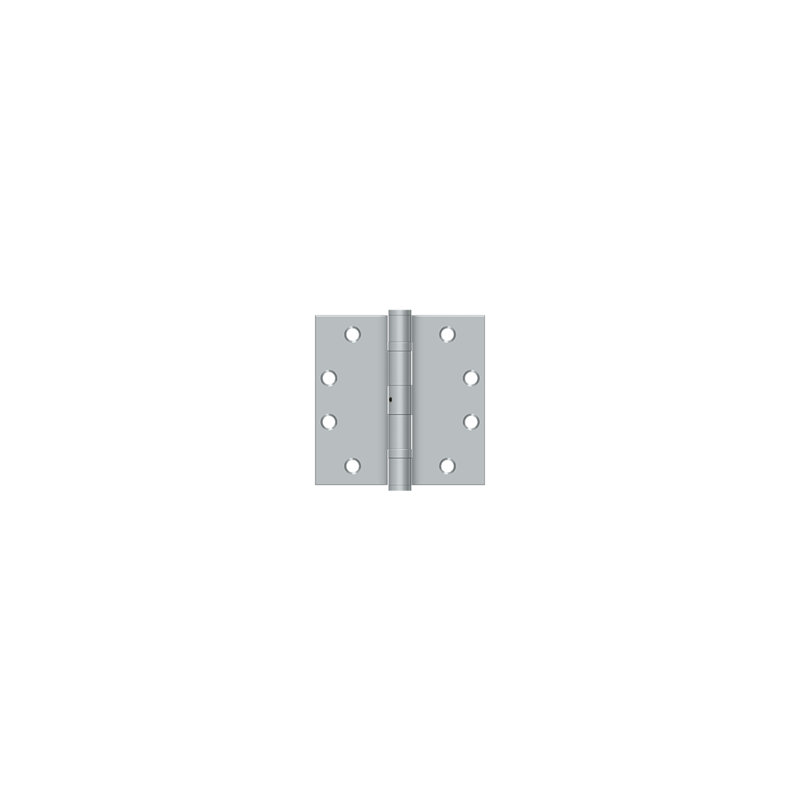 102'' x 102'' Steel Butt Bearing Hinge, Brushed Chrome