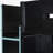 Full Size Kohlton Loft Bed With Desk,Wardrobe,Ample Storage Space,And Rgb Light, Cloud Blu-1366244070
