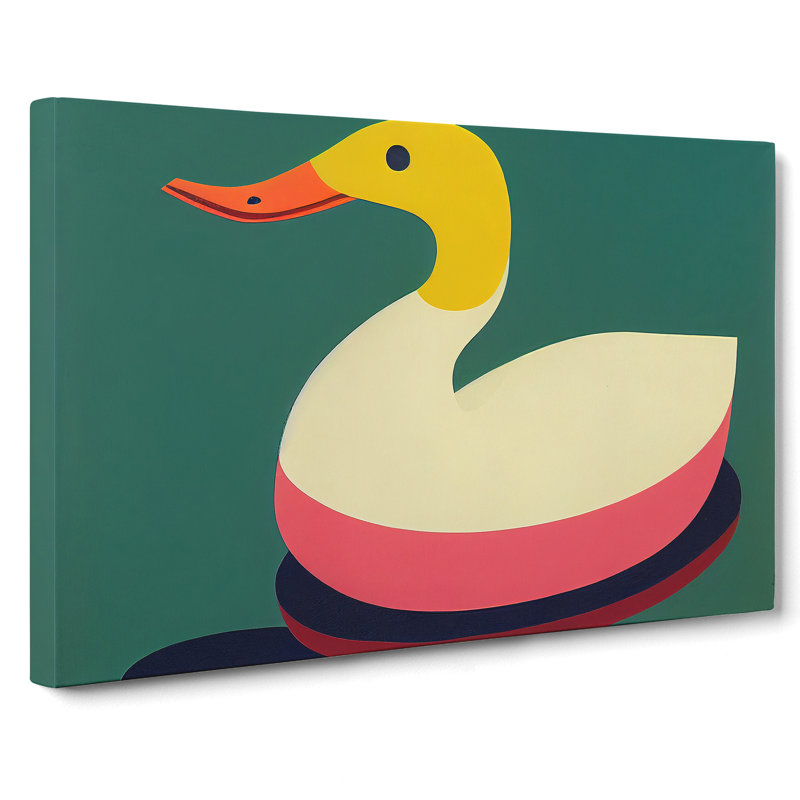 An Abstract Duck - Wrapped Canvas, 35cm H x 50cm W x 3cm D