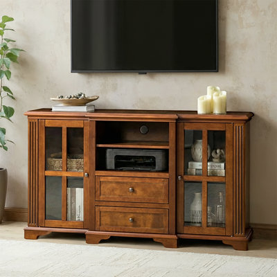 Bjarn TV Stand for TVs up to 65" with 2 Drawers and Cable Management