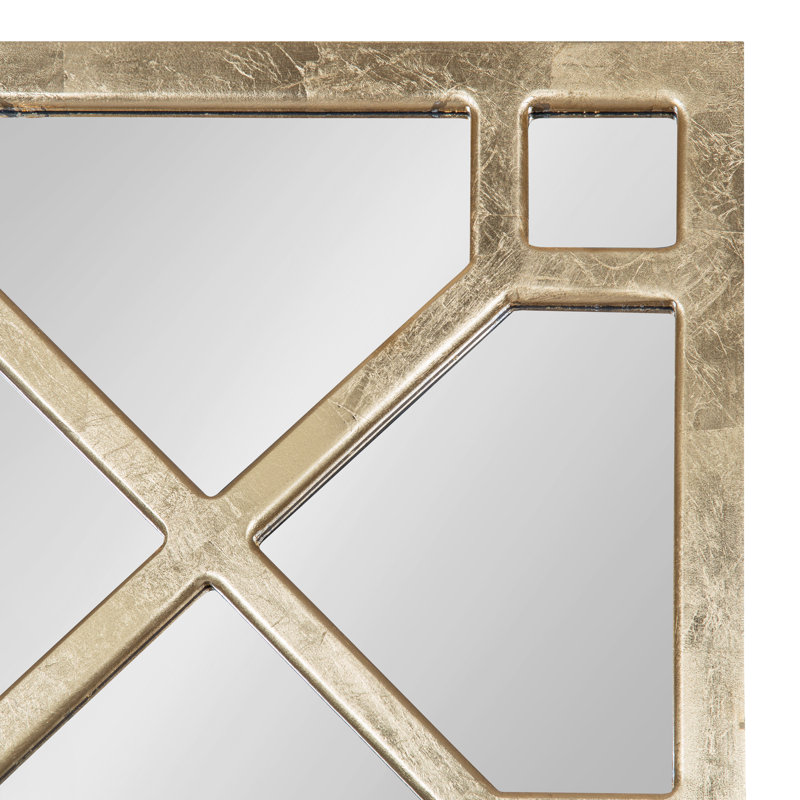 Lyra Engineered Wood Flat Mirror, Silver
