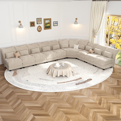 Braegan Upholstered L-Shaped Sectional Reversible