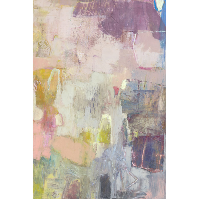 Lann I by Sue Jachimiec - Painting, 122cm H x 81cm W, Black Floater Framed