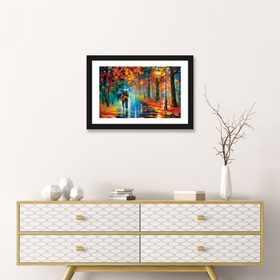 «Autumn Hug» par Leonid Afremov, reproduction d'art sur toile tendue