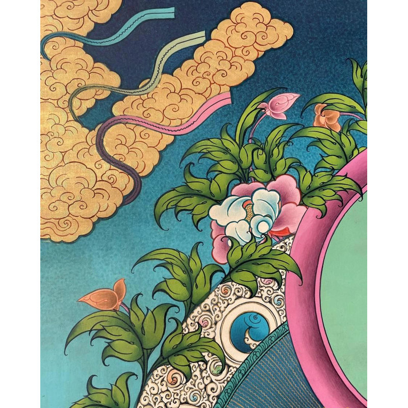 Guru Rinpoche/ Padmasambhava (Brocadeless Thangka)