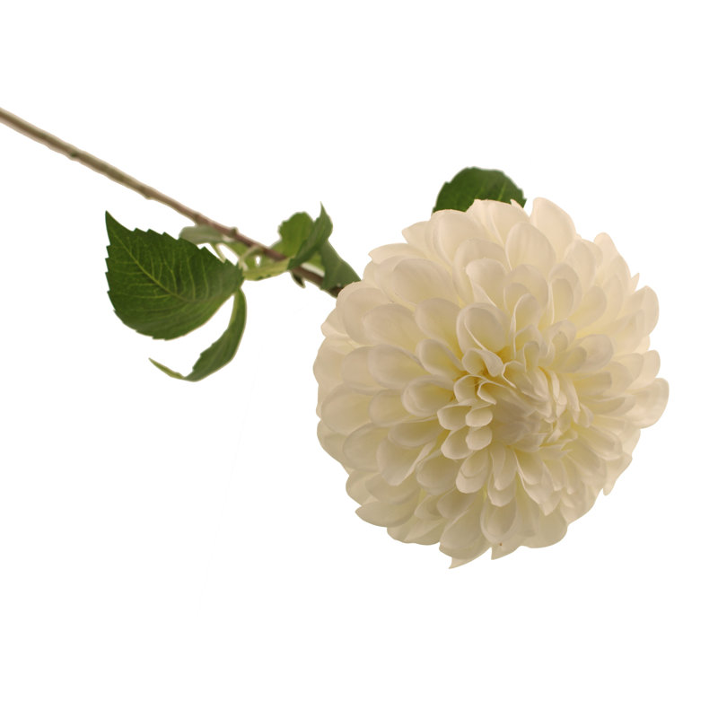 Faux Silk Dahlia Arrangement, White