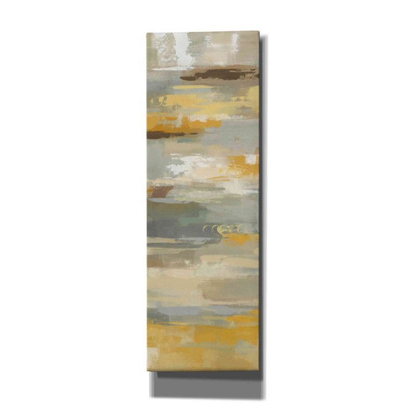 «Evanghelina Earth Abstracts II» par Silvia Vassileva, H 36 po x l 12 po x P 1,5 po