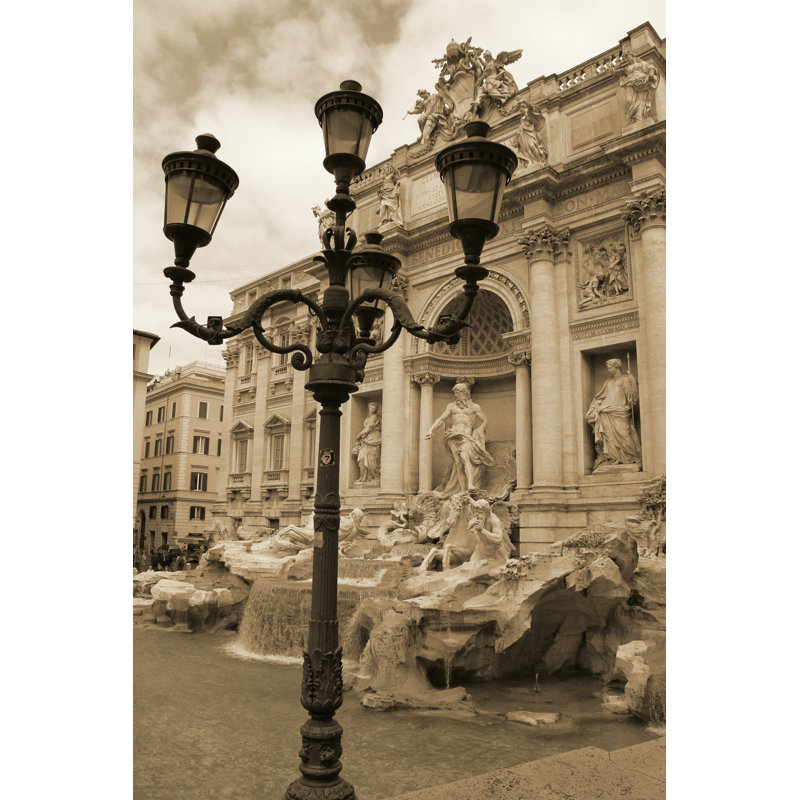 Architettura Di Italia III by Greg Perkins - Print on Canvas, 122cm H x 81cm W, Black Floater Framed
