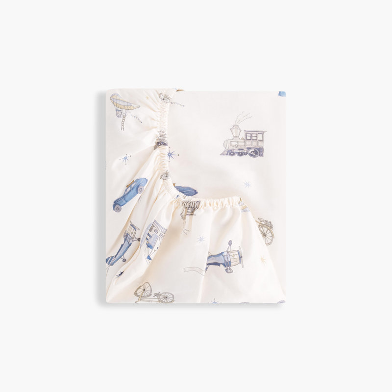 Transit Treasures Changing Pad Cover, Blue