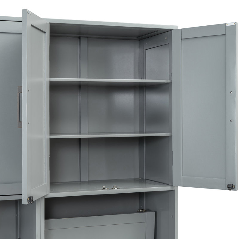 Lit simple - Gris Organisez facilement votre chambre à coucher avec un espace latéral