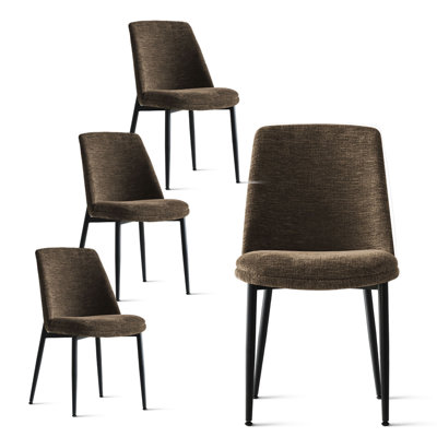 Chaises de salle à manger en chenille