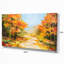«Path in Autumn Forest Landscape», reproduction sur toile tendue-16487733