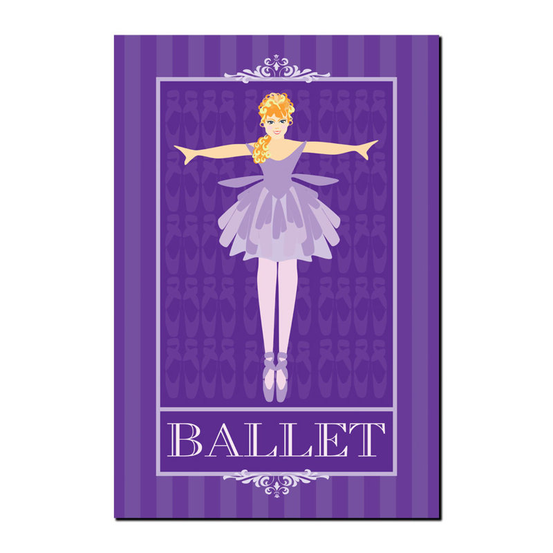 « ballet i », art sur toile, H 19 po x l 14 po x P 2 po