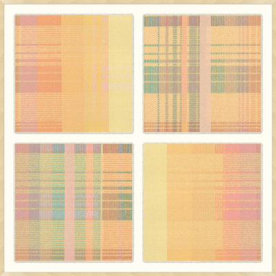 Patchy Plaid 2 Framed Print Canvas