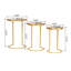 Ensemble de 3 tables de bout