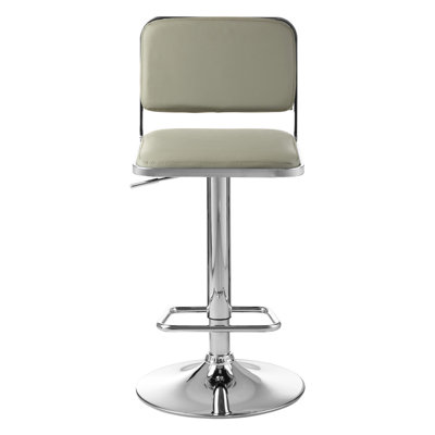Sallisaw Swivel Upholstered Adjustable Height Bar Stool