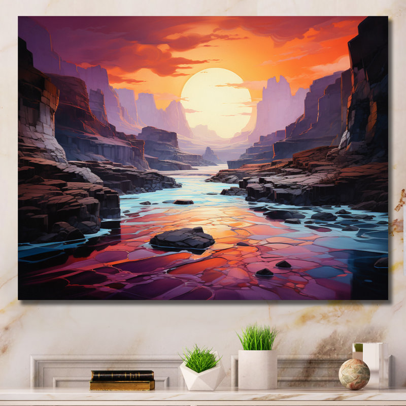 Barco Antartica, "Arctic Chromatics", impression audacieuse sur toile, H 30 po x l 40 po x P 1,5 po, Toile tendue