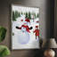 «Christmas Holiday Art» CECXCIV, reproduction d'art encadrée - bois massif-2024063154