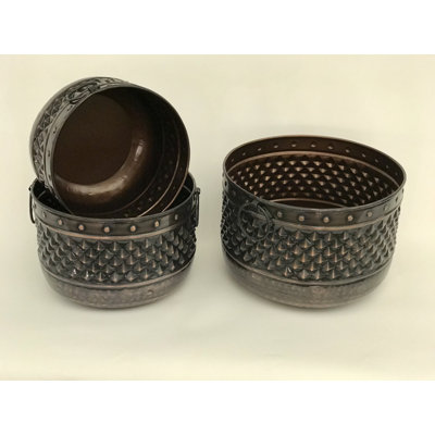 Eliora Handmade Metal Pot Planter