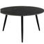 Ensemble de 3 tables gigognes et tables d'appoint de style moderne avec pieds en métal noir-61849252