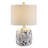 Avari 19.25" Ivory/Navy Standard Lamp