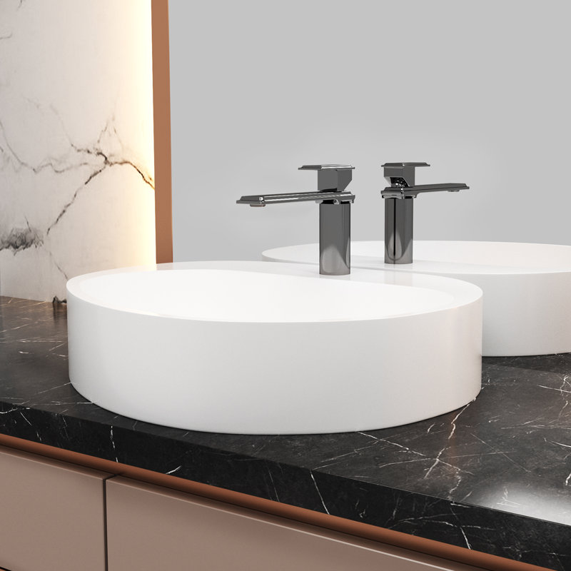 Lavabo pour salle de bain à surface solide 23 po