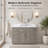 Ingalls 48'' Freestanding Single Bathroom Vanity with Engineered Stone Top-736559756-805095081