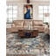 Shangri-La Hand Knotted Wool Area Rug in Blue/Brown/Tan-430541242