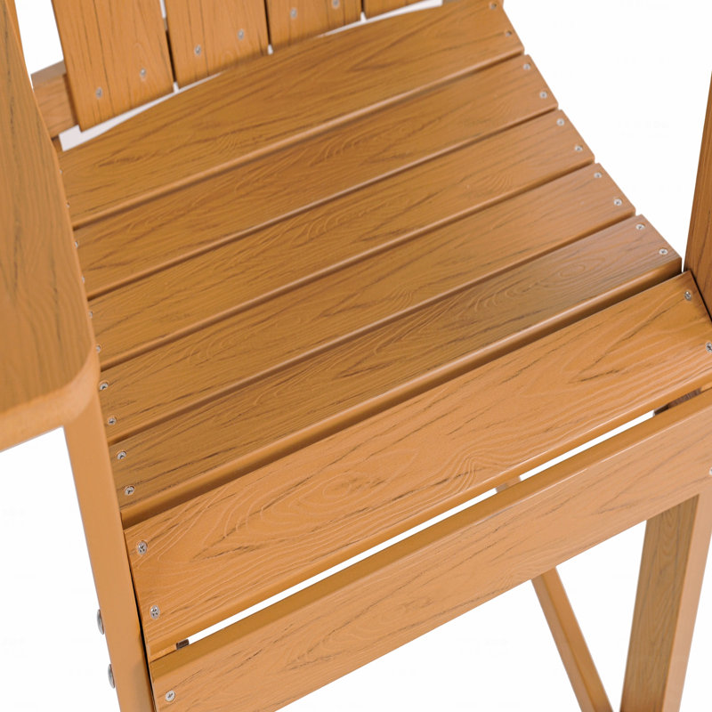 Méridienne de patio d'extérieur, fabriquée en matériau robuste de type HANPS, équipée d'accessoires en acier inoxydable 304