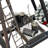 Oil Pump Jack-Antique Crome/Textured Bronze