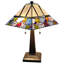 Lampe de table brun foncé 23 po Saluzzo-22802970