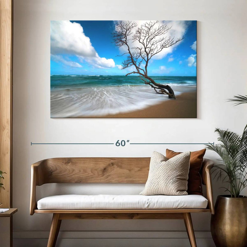 Baie hawaïenne, H 32 po x l 48 po