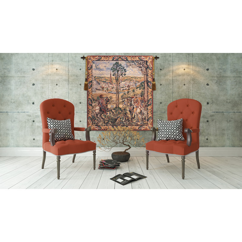 Loom Woven Cotton Blend Wall Hanging