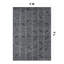 Tapis rayé à motif arche moderne Rambo noir / ivoire / gris-100078664